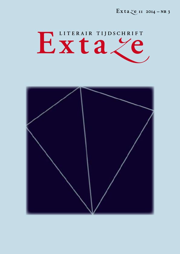 Cover Literair tijdschrift Extaze 11