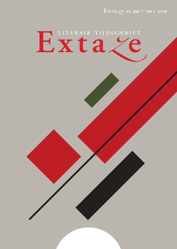 Cover Literair tijdschrift Extaze 29