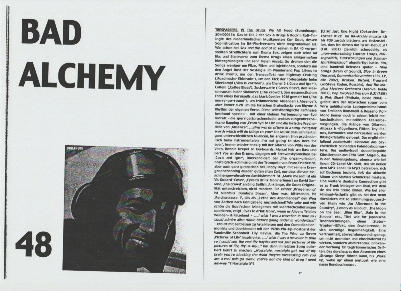83: Rigo Dittmann, Bad Alchemy, # 48, 2015