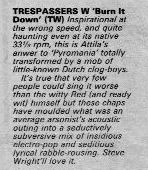 Garry Bushell-Burn it down, Sounds, 2 februari 1985